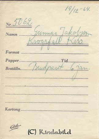 Gunnar Jakobsson Krogsfall Kisa
Nyckelord: Jakobsson Kisa