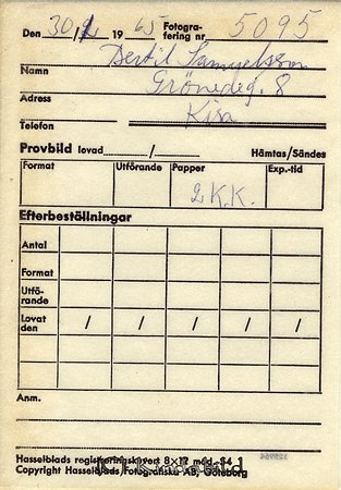 Bertil Samuelsson Grönedegatan 8 Kisa
Nyckelord: Samuelsson Kisa
