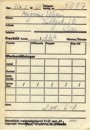 Magnus Wirén Tallgatan 10 Kisa
Nyckelord: Wirén Kisa