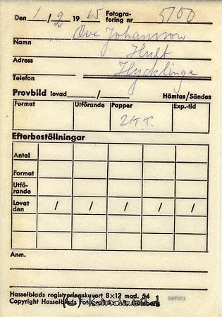 Ove Johansson Hult Hycklinge
Nyckelord: Johansson Hycklinge