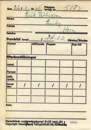 Erik Pettersson Eneby Horn
Nyckelord: Pettersson Horn