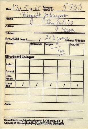 Birgitt Johansson Linnégatan 30 Kisa
Nyckelord: Johansson Kisa
