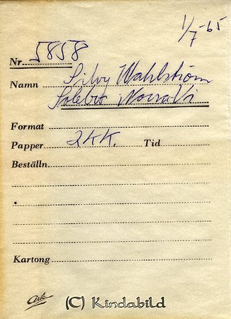 Silvy Wahlström Solebo Norra Vi
Nyckelord: Wahlström Norra Vi