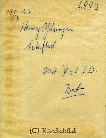 Henry Ydringer Årteflod
Nyckelord: Ydringer Årteflod