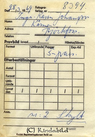 Inga-Karin Johansson Kärra Björkfors
Nyckelord: Johansson Björkfors