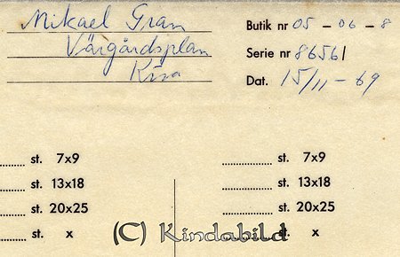 Mikael Gran Värgårdsplan Kisa
Nyckelord: Gran Kisa