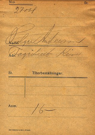 Holger Andersson Fagerhult Kisa
Nyckelord: Andersson Kisa