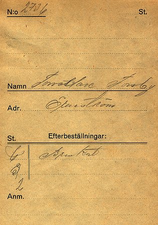 Förvaltare Forsby Örneström
Nyckelord: Forsby Örneström