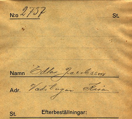 Edla Jacobsson Vadstugan Kisa
Nyckelord: Jacobsson Kisa