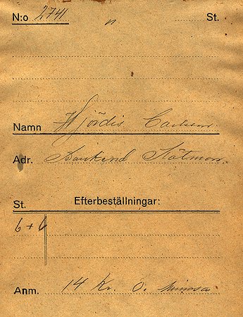 Hjördis Carlsson Bankevid Slätmon
Nyckelord: Carlsson Slätmon