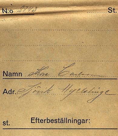 Thore Carlsson Sjövik Hycklinge
Nyckelord: Carlsson Hycklinge