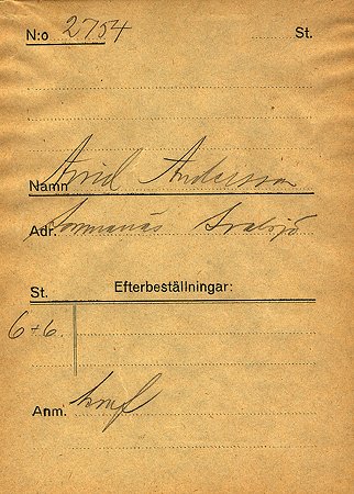 Arvid Andersson Sommenäs Svalsjö
Nyckelord: Andersson Svalsjö