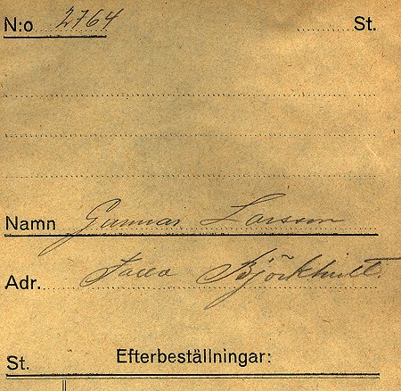 Gunnar Larsson Falla Björkhult
Nyckelord: Larsson Björkhult