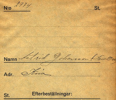 Astrid Johansson Kisa
Nyckelord: Johansson Kisa