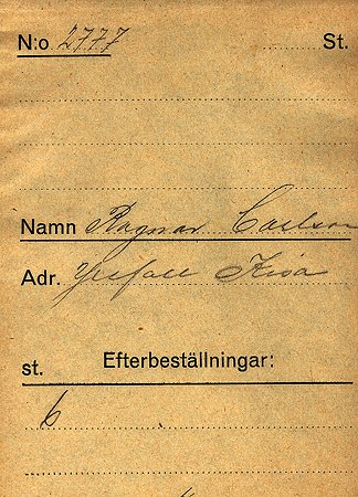 Ragnar Carlsson Yxefall Kisa
Nyckelord: Carlsson Kisa
