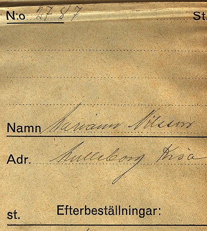 Mariann Nilsson Mulleborg Kisa
Nyckelord: Nilsson Kisa