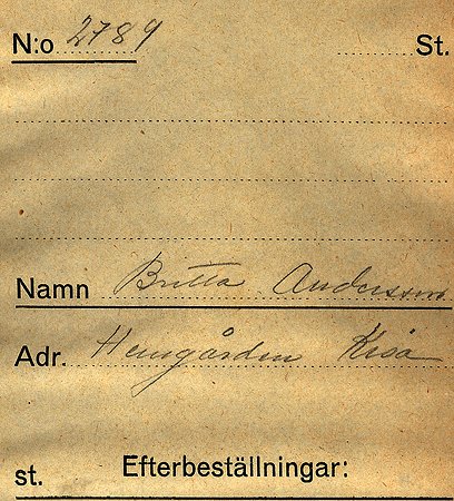Britta Andersson Hemgården Kisa
Nyckelord: Andersson Kisa