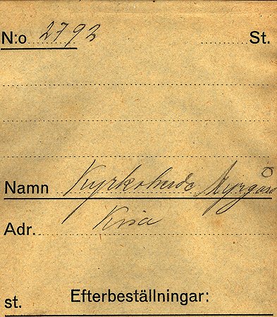 Kyrkoherde Myrgård Kisa
Nyckelord: Myrgård Kisa