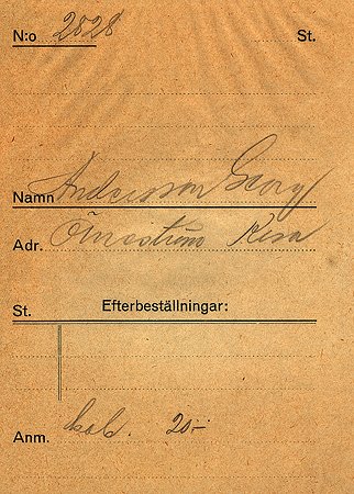 Georg Andersson Örneström Kisa
Nyckelord: Andersson Kisa