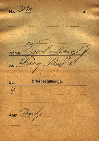 J Holmberg Ekäng Kisa
Nyckelord: Holmberg Kisa