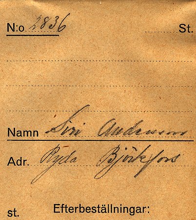 Siri Andersson Ryda Björkfors
Nyckelord: Andersson Björkfors