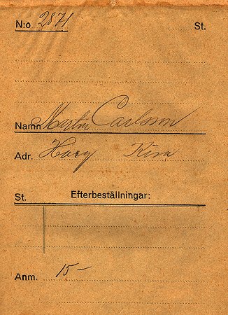 Martin Carlsson Harg Kisa
Nyckelord: Carlsson Kisa