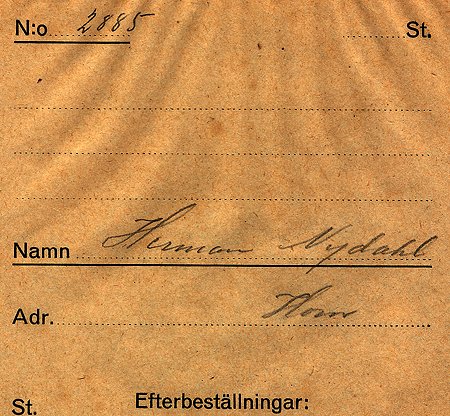 Herman Nydahl Horn
Nyckelord: Nydahl Horn
