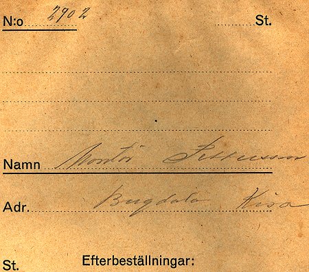 Montör Pettersson Bergdala Kisa

