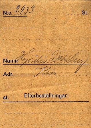 Hjördis Dahlberg Kisa
Nyckelord: Dahlberg Kisa