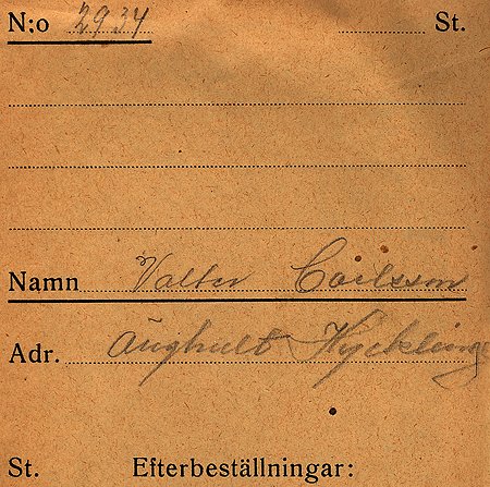 Valter Carlsson Änghult Hycklinge
Nyckelord: Carlsson Hycklinge