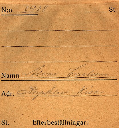 Alvar Carlsson Korpklev Kisa
Nyckelord: Carlsson Kisa