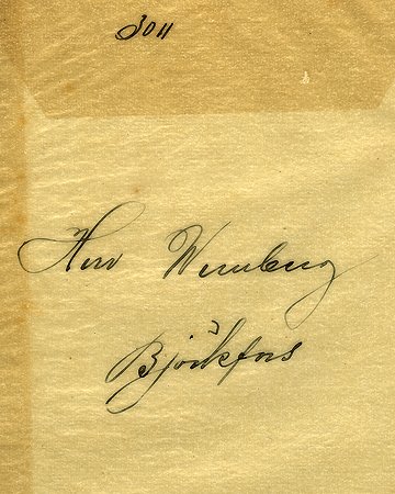 Herr Wernberg Björkfors
Nyckelord: Wernberg Björkfors