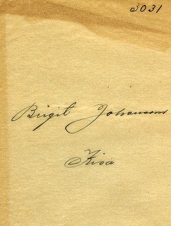 Birgit Johansson Kisa
Nyckelord: Johansson Kisa