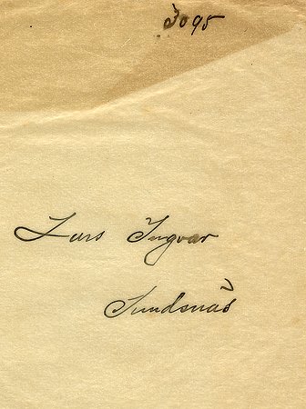 Lars Ingvar Sundsnäs
Nyckelord: Ingvar Sundsnäs