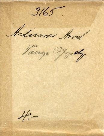 Arvid Andersson Vånga Oppeby
Nyckelord: Andersson Oppeby