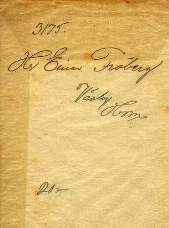 Herr Einar Fröberg Väsby Horn
Nyckelord: Fröberg Horn