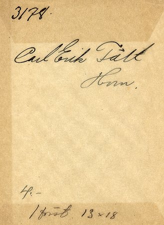 Carl-Erik Fält Horn
Nyckelord: Fält Horn