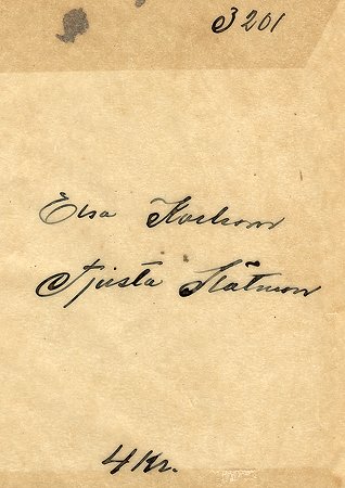 Elsa Karlsson Tjusta Slätmon
Nyckelord: Karlsson Slätmon