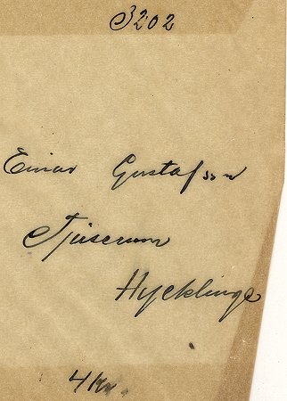 Einar Gustafsson Tjuserum Hycklinge
Nyckelord: Gustafsson Hycklinge