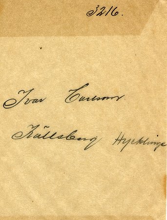Ivar Carlsson Källsberg Hycklinge
Nyckelord: Carlsson Hycklinge