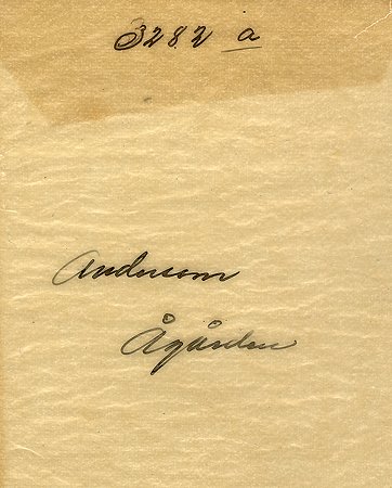 Andersson Ågården
Nyckelord: Andersson Ågården