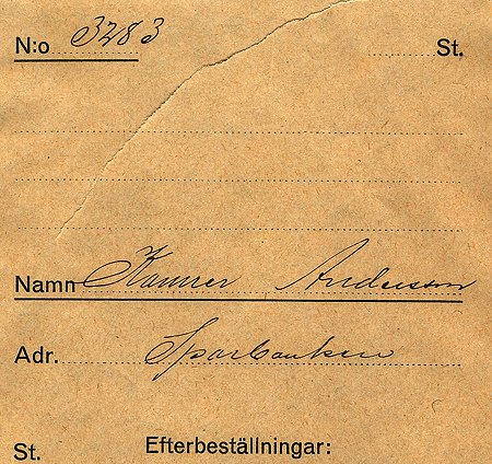 Kamrer Andersson Sparbanken
Nyckelord: Andersson Sparbanken