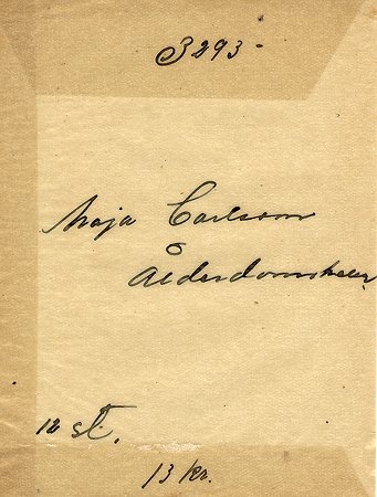 Maja Carlsson Ålderdomshemmet
Nyckelord: Carlsson Ålderdomshemmet