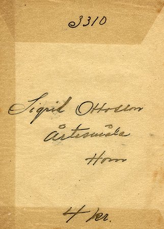 Sigrid Ottosson Årtesmåla Horn
Nyckelord: Ottosson Horn
