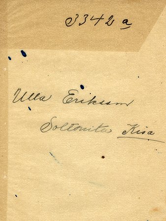 Ulla Eriksson Soltomta Kisa
Nyckelord: Eriksson Kisa