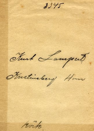 Kurt Lampert Kristineberg Horn
Nyckelord: Lampert Horn