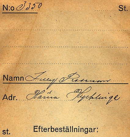 Lilly Pettersson Härna Hycklinge
Nyckelord: Pettersson Hycklinge