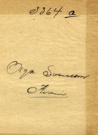 Olga Svensson Kvarn
Nyckelord: Svensson Kvarn