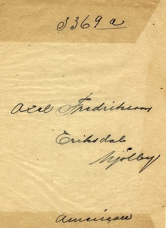 Axel Fredriksson Eriksdal Mjölby
Nyckelord: Fredriksson Mjölby
