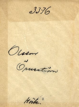 Olsson Örneström
Nyckelord: Olsson Örneström